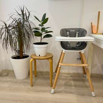 Стульчик для кормления Babyton Woody Grey трансформер: отзыв пользователя Детский Мир