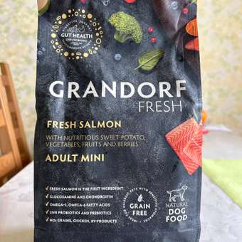 Корм для собак GRANDORF FRESH Fresh Adult Lamb/Sweet Potato мелких пород Свежее мясо ягненка 1кг беззерн с жив пробиотиками: отзыв пользователя. Зоомагазин Зоозавр