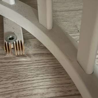 Детская кроватка Азбука Кроваток круглая, универсальный маятник (белый): отзыв пользователя Детский Мир