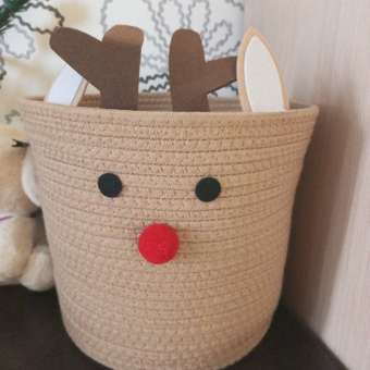 Корзина для хранения FUTURINO Home Олень: отзыв пользователя Детский Мир