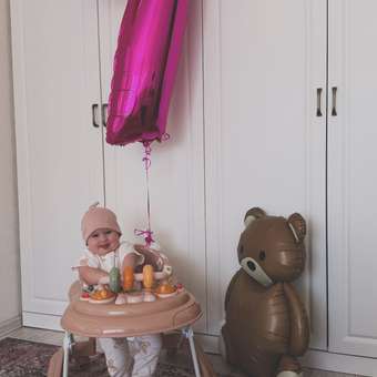 Ходунки Happy Baby Smiley розовый: отзыв пользователя Детский Мир
