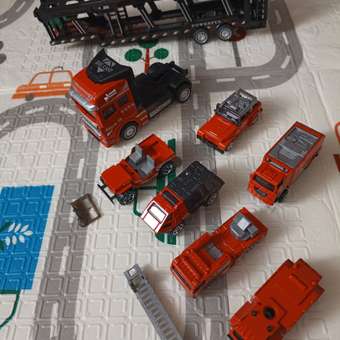 Автовоз TrendToys металлический с машинками: отзыв пользователя Детский Мир