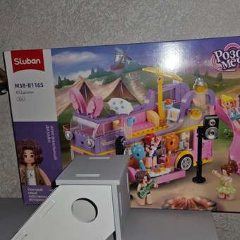 Конструктор SLUBAN Музыкальный автобус 412 дет.: отзыв пользователя Детский Мир