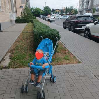 Коляска прогулочная Babyton Light голубой: отзыв пользователя ДетМир