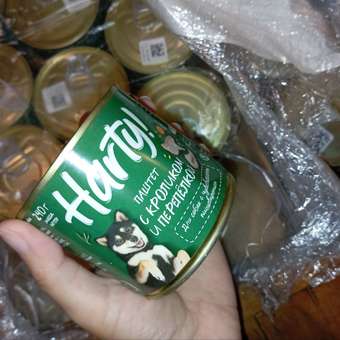 Корм Harty 240г для собак с чувствительным пищеварением паштет с кроликом и перепелкой: отзыв пользователя. Зоомагазин Зоозавр