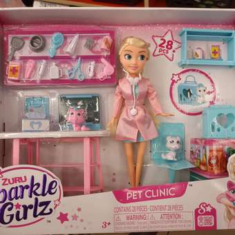 Кукла модельная Zuru Sparkle Girlz Ветеринарная клиника: отзыв пользователя ДетМир