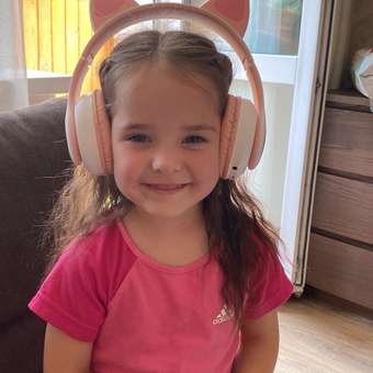 Наушники Fengchengjia toys bluetooth Розовый: отзыв пользователя Детский Мир