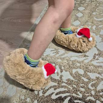 Новогодние тапочки FUTURINO Home Медвежата: отзыв пользователя Детский Мир