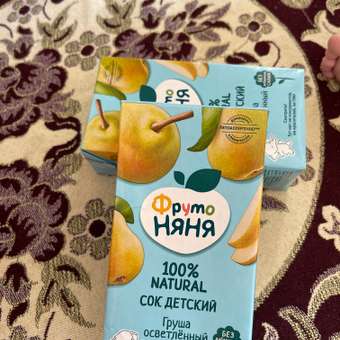 Сок ФрутоНяня Груша с 3 лет 0.5 л: отзыв пользователя Детский Мир
