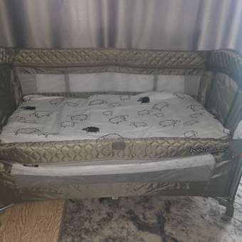 Манеж кровать Babyton Sleepy серый: отзыв пользователя Детский Мир