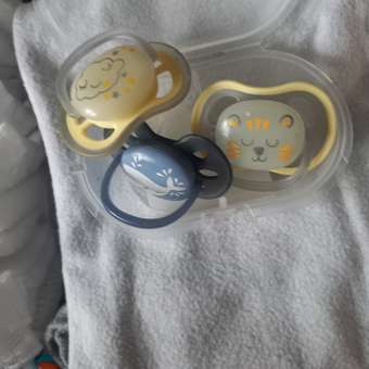 Пустышка Philips Avent силикон ортодонтическая от 18 мес. 2 шт.: отзыв пользователя ДетМир