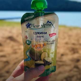 Пюре Fleur Alpine Цукини с 4 мес 90 г: отзыв пользователя ДетМир