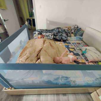 Барьер-ограничитель Solmax Синий 200 см: отзыв пользователя Детский Мир