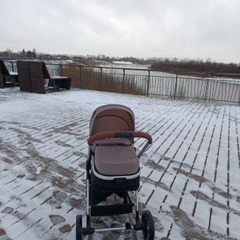 Коляска 3в1 Babyton Flexi Ride Black-Beige бежевый: отзыв пользователя Детский Мир