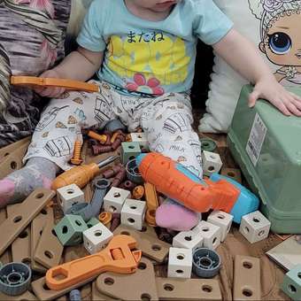 Конструктор TrendToys с шуруповертом и отверткой 144 дет.: отзыв пользователя Детский Мир