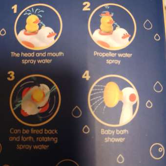 Игрушка BAZUMI Набор уточек для ваной с душем: отзыв пользователя Детский Мир