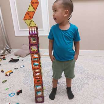 Конструктор Attivio Дом магнитный 32 дет.: отзыв пользователя Детский Мир