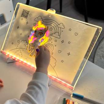 Планшет с маркерами MARLOW SHOP ночник: отзыв пользователя Детский Мир