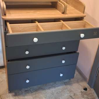 Комод пеленальный Sweet Baby Marsala (дуб, серый): отзыв пользователя Детский Мир