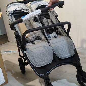 Коляска прогулочная для двойни Valco baby Slim Twin / Grey Marle серый: отзыв пользователя Детский Мир
