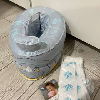 Горшок ROXY-KIDS дорожный надувной Дорожный голубой: отзыв пользователя Детский Мир