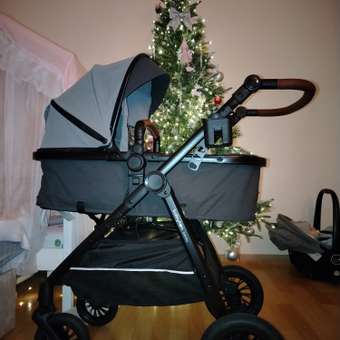 Коляска 2в1 Babyton Sandy Grey серый: отзыв пользователя ДетМир