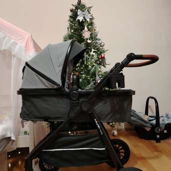 Коляска 2в1 Babyton Sandy Grey серый: отзыв пользователя ДетМир