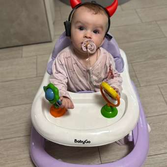 Ходунки BabyGo Walker сиреневый: отзыв пользователя Детский Мир