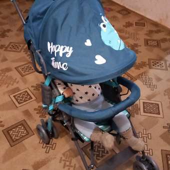 Коляска прогулочная Babyton Zoo Blue синий: отзыв пользователя ДетМир