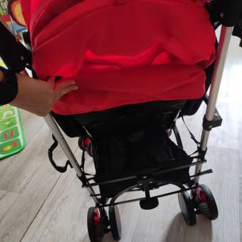 Коляска прогулочная Babyton City Red красный: отзыв пользователя Детский Мир