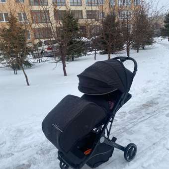 Коляска прогулочная JOVOLA SKYLINE черный: отзыв пользователя Детский Мир