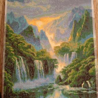 Алмазная мозаика Art on Canvas Райские водопады в ассортименте: отзыв пользователя Детский Мир