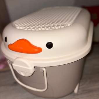 Ящик для хранения игрушек BabyGo серый: отзыв пользователя Детский Мир