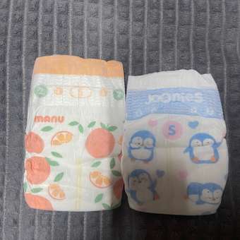 Подгузники MANU Comfort S (4-8 кг) 82 шт.: отзыв пользователя Детский Мир