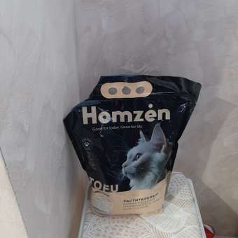 Наполнитель для кошачьего туалета Homzen Tofu Сливочный комкующийся 6л: отзыв пользователя. Зоомагазин Зоозавр