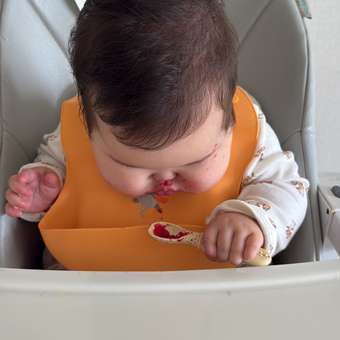 Нагрудник Мама Тама силикон: отзыв пользователя ДетМир