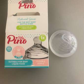 Соска Baby Pino Natural силикон M (средний поток) 1 шт.: отзыв пользователя Детский Мир