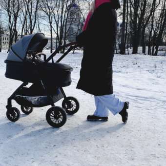 Коляска 2в1 Babyton Sandy Grey серый: отзыв пользователя ДетМир