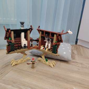 Конструктор brick labs Избушка Бабы-Яги 1295 дет.: отзыв пользователя Детский Мир