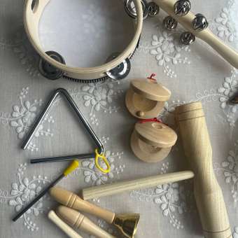 Игрушка музыкальная TrendToys бубен, маракас, кастаньеты: отзыв пользователя Детский Мир