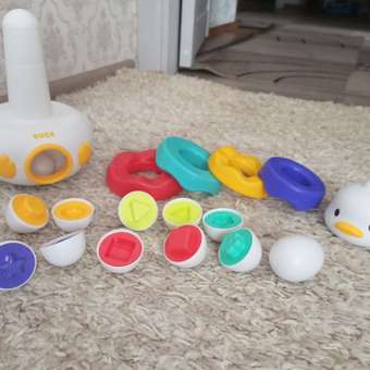 Игрушка BabyGo пирамидка Уточка: отзыв пользователя ДетМир