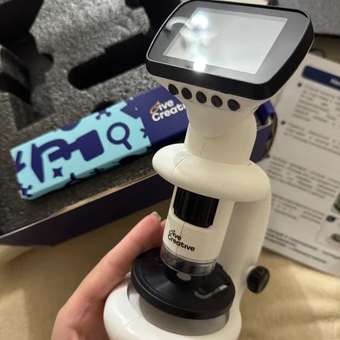 Микроскоп Give Creative электронный с WiFi и фото: отзыв пользователя Детский Мир