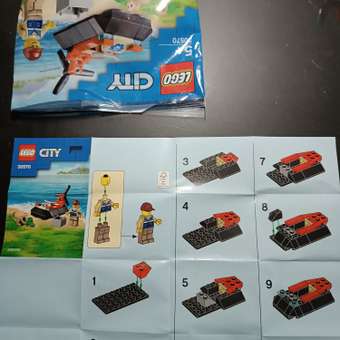 Конструктор LEGO City Спасательное судно 35 дет.: отзыв пользователя ДетМир