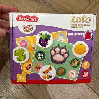 Настольная игра Baby Toys Лото: отзыв пользователя Детский Мир