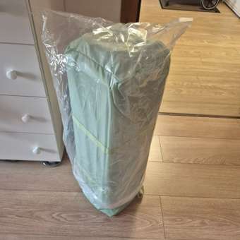 Манеж кровать JOVOLA I-Travel 1 уровень зеленый: отзыв пользователя Детский Мир