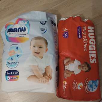 Трусики Huggies Dry eXpert 4 (9-14 кг) 54 шт.: отзыв пользователя ДетМир