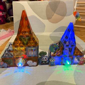 Конструктор Attivio Парк для зверят магнитный 91 дет.: отзыв пользователя ДетМир