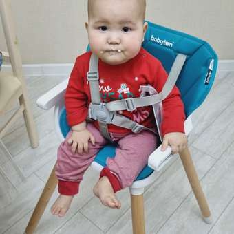 Стульчик для кормления Babyton Woody Turquoise трансформер: отзыв пользователя ДетМир