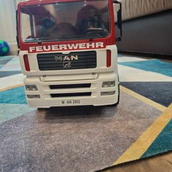 Пожарная машина Bruder MAN (свет и звук) с аксессуарами 1:16: отзыв пользователя Детский Мир