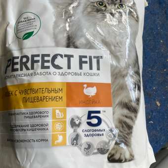 Корм сухой для кошек PerfectFit 650г с индейкой с чувствительным пищеварением: отзыв пользователя магазина низких цен ЕЩЁ